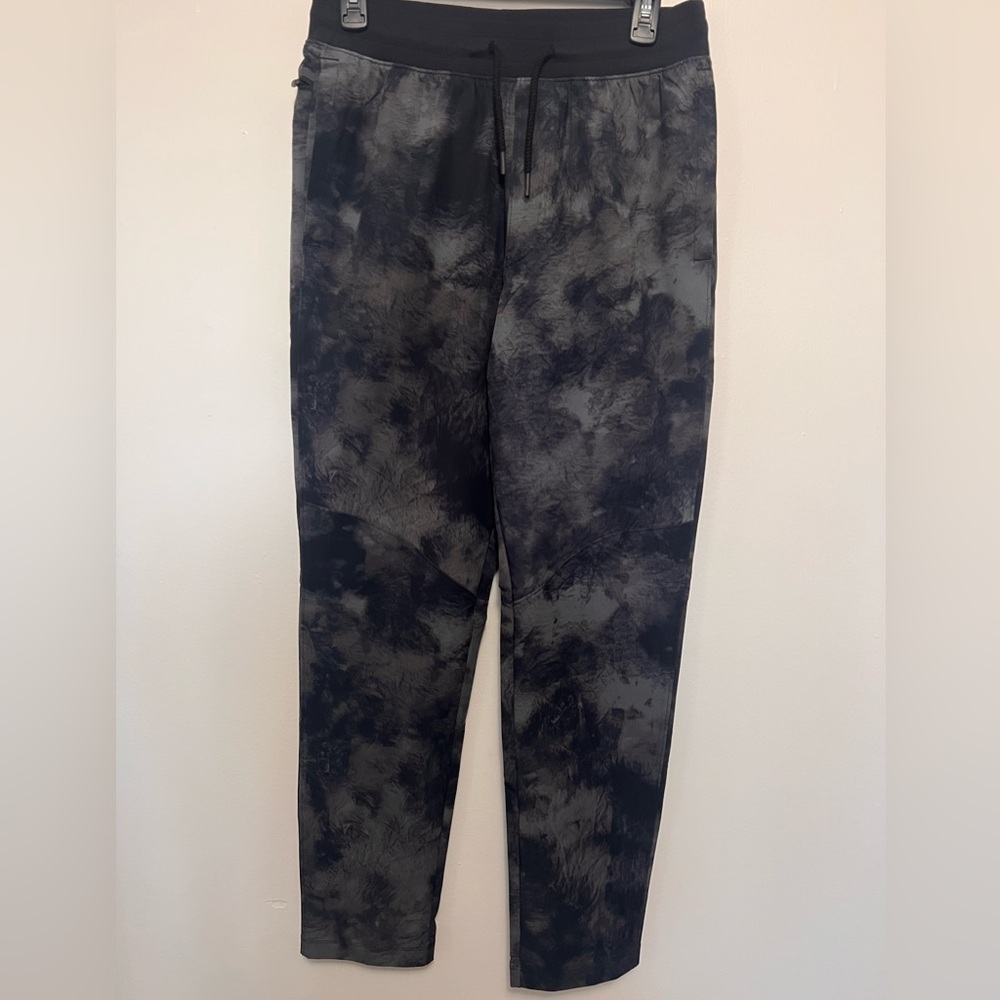 Under Armour UA Elite tapered joggers black & gray print